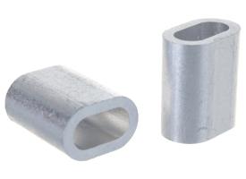 Зажим для троса алюминиевый ( втулка )  1.5 мм